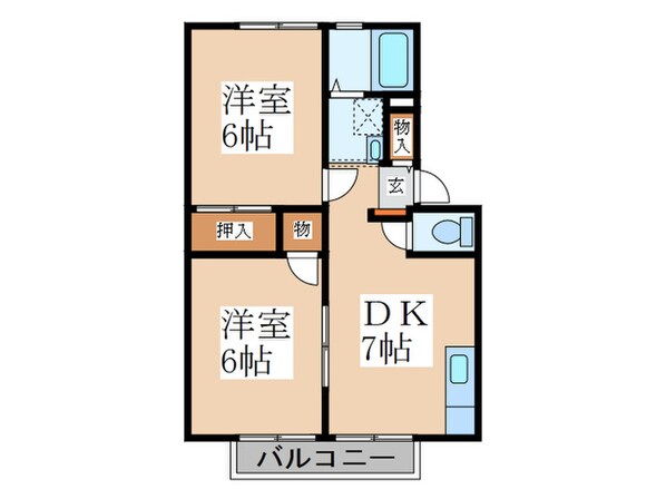 ウィンディアＹＳの物件間取画像